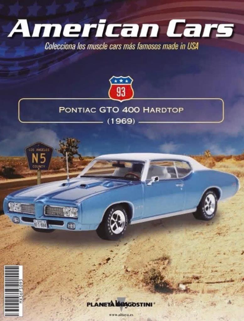 Pontiac GTO 400 Hardtop 1969 1/43 ALTAYA American cars # 93, Verzenden, Nieuw, Auto, Overige merken