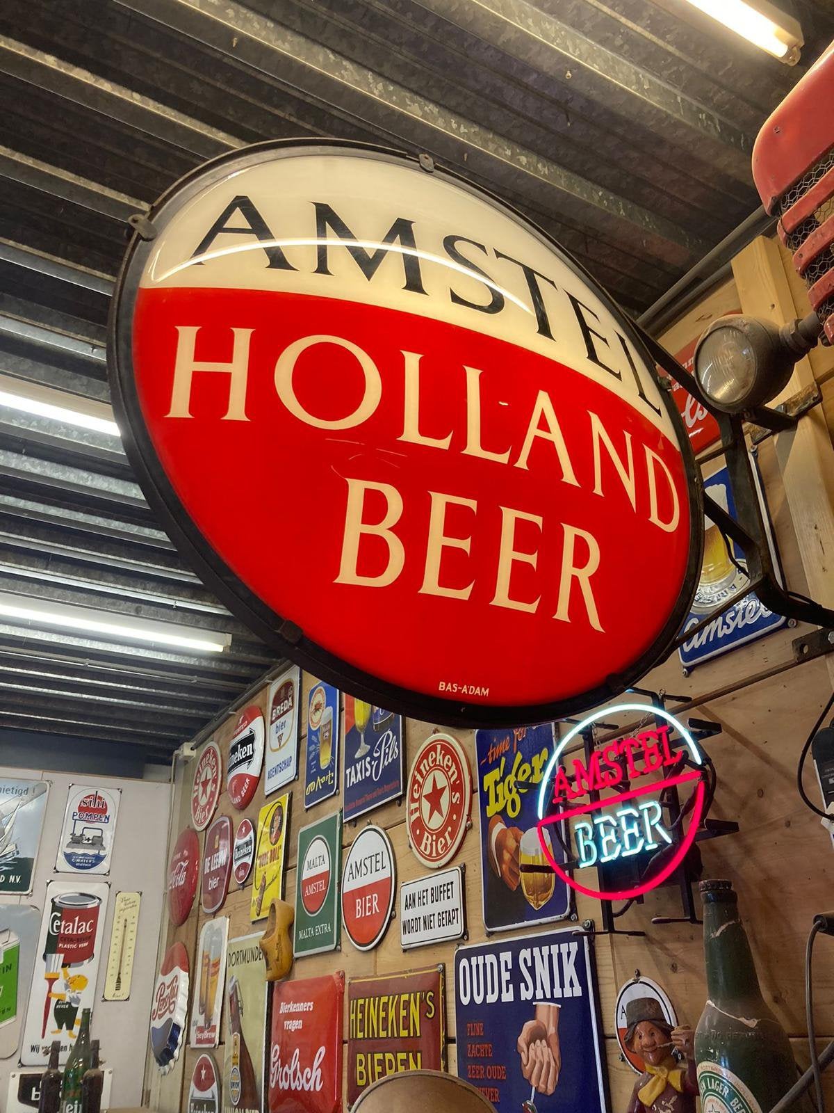 Amstel uithangbord jaren 50., Ophalen, Gebruikt, Overige typen