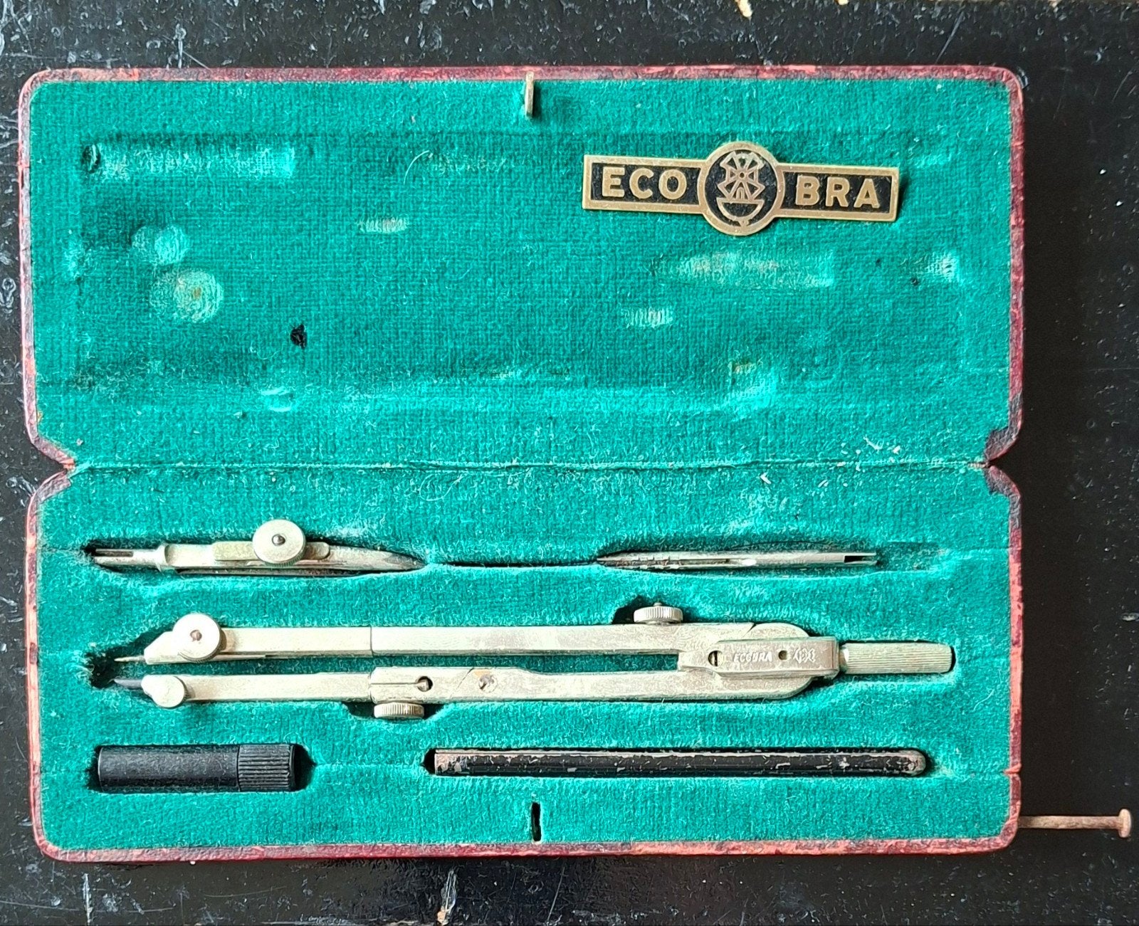 Vintage ECOBRA "Kandidat" Passerset / Tekenset (Jaren 50/60), Ophalen of Verzenden
