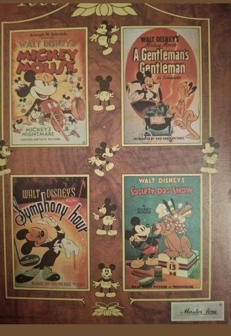 Nostalgia 1000 Puzzel Mickey Mouse, Hobby en Vrije tijd, Denksport en Puzzels, Ophalen of Verzenden, 500 t/m 1500 stukjes, Zo goed als nieuw