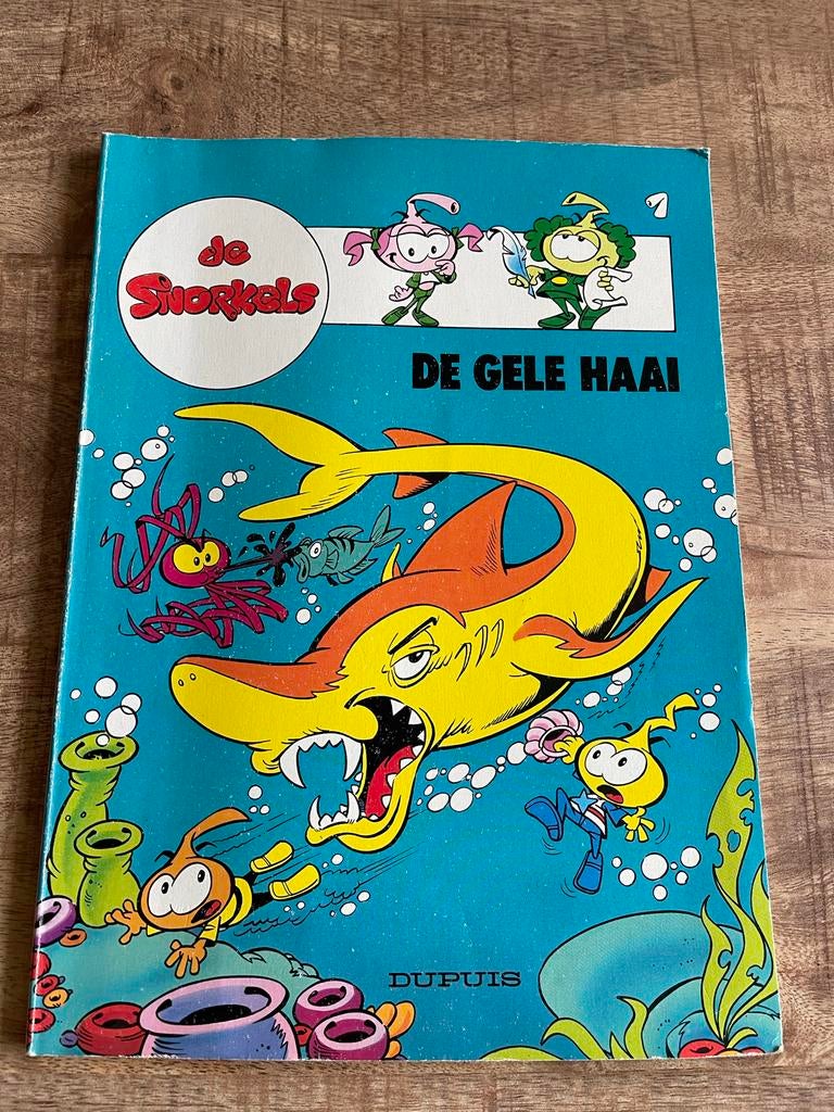 De Snorkels - De Gele Haai - Stripboek, Boeken, Stripboeken, Gelezen, Eén stripboek, Ophalen of Verzenden