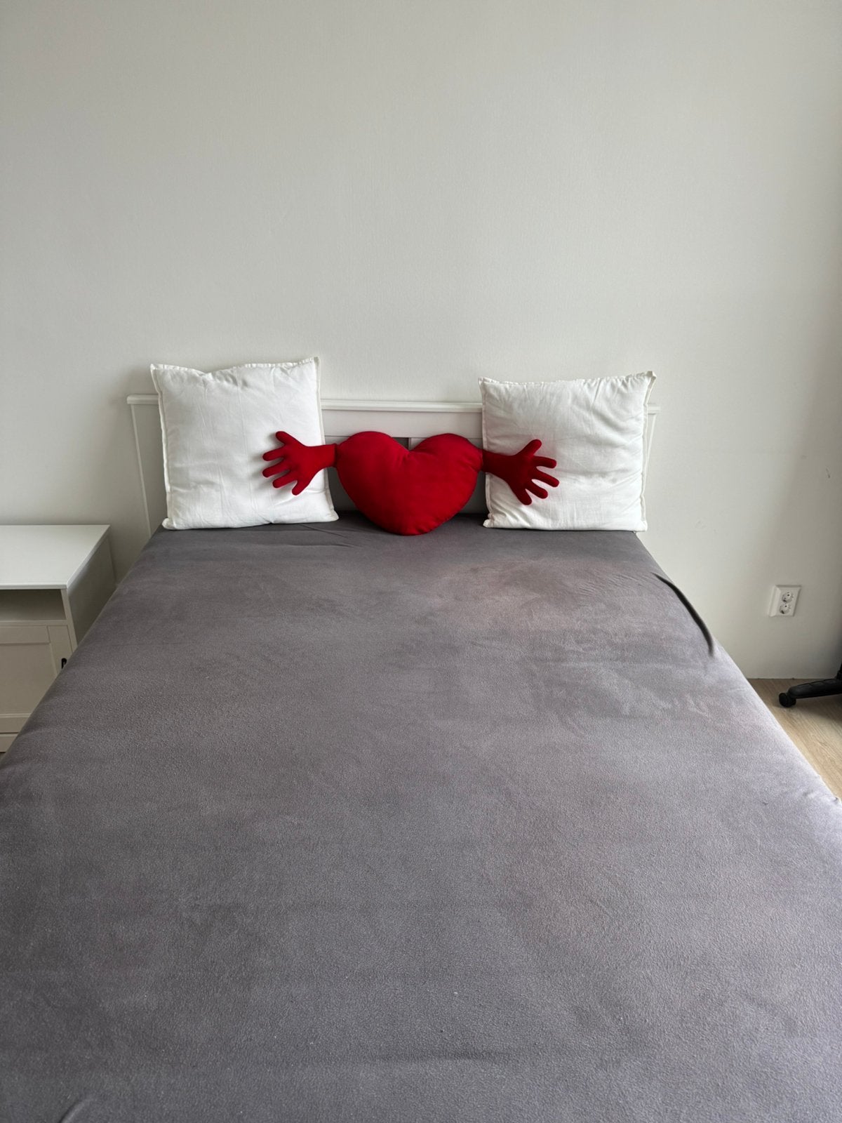 IKEA Songesand wit bed 140 cm x 200 cm, Huis en Inrichting, Ophalen, Wit, Tweepersoons, 140 cm