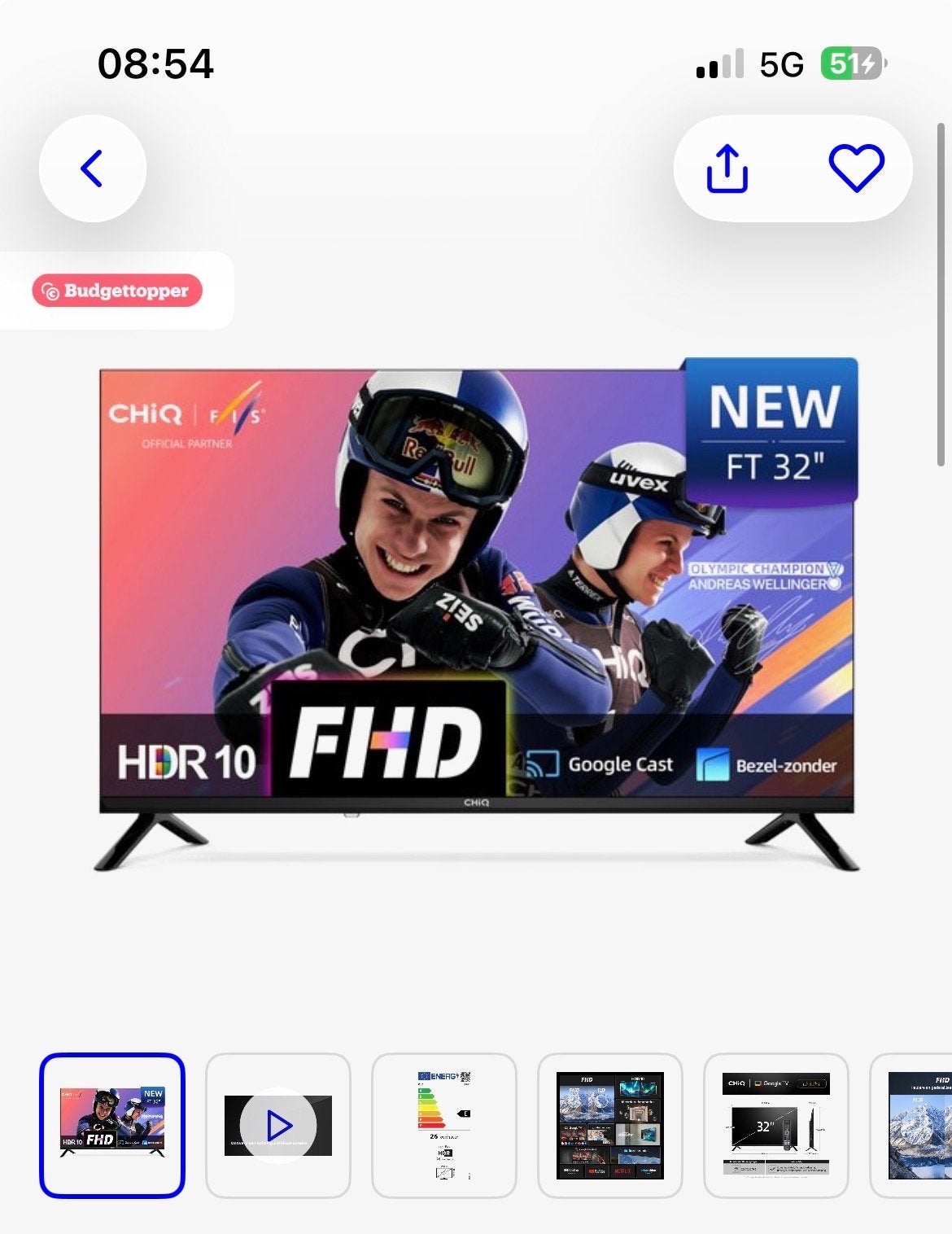 Tv half jaar oud met garantie 32 inch, Audio, Tv en Foto, Televisies, Overige merken, LED, 50 Hz, Zo goed als nieuw