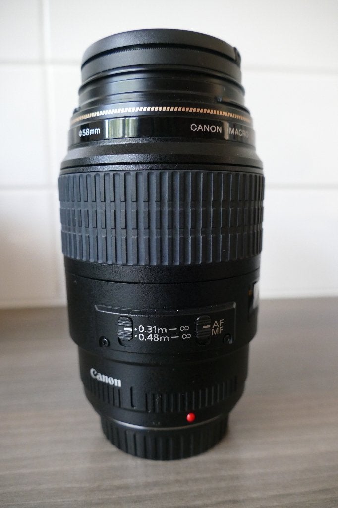 Canon EF 100mm f/2.8 USM macro, Audio, Tv en Foto, Fotografie | Lenzen en Objectieven, Ophalen, Zo goed als nieuw, Canon, Macrolens