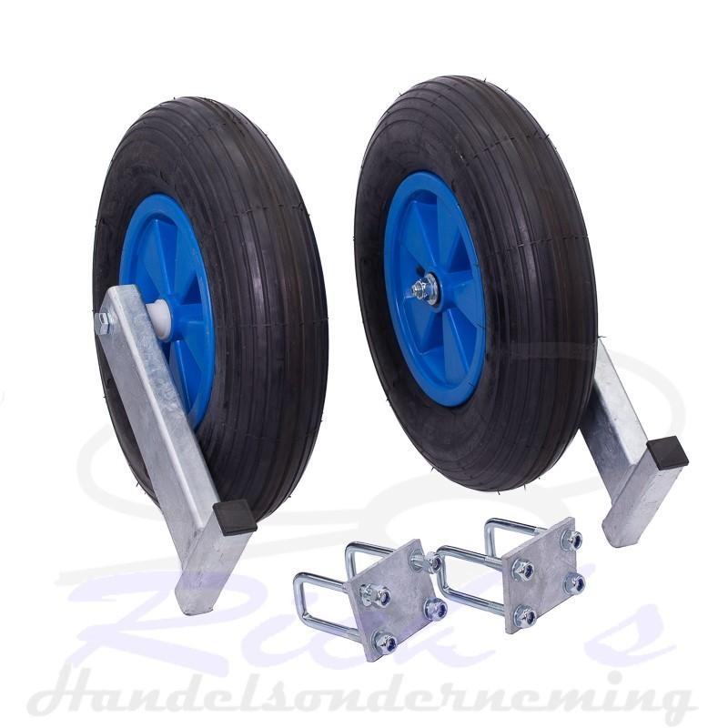 Centreerset / boeggeleider luchtband 400/480-8 – blauwe velg, Info@rickshandel.nl, Overige typen, Nieuw, Ricks Handelsonderneming