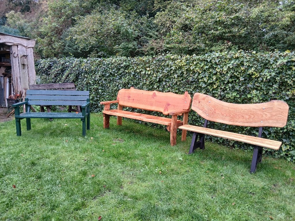 Tuinbank, Tuin en Terras, Ophalen, Nieuw, Hout