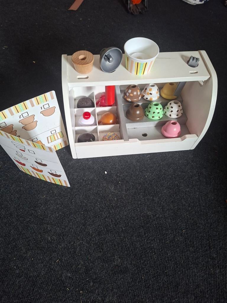 Houten ijsco kraampje Melissa en Doug, Ophalen of Verzenden