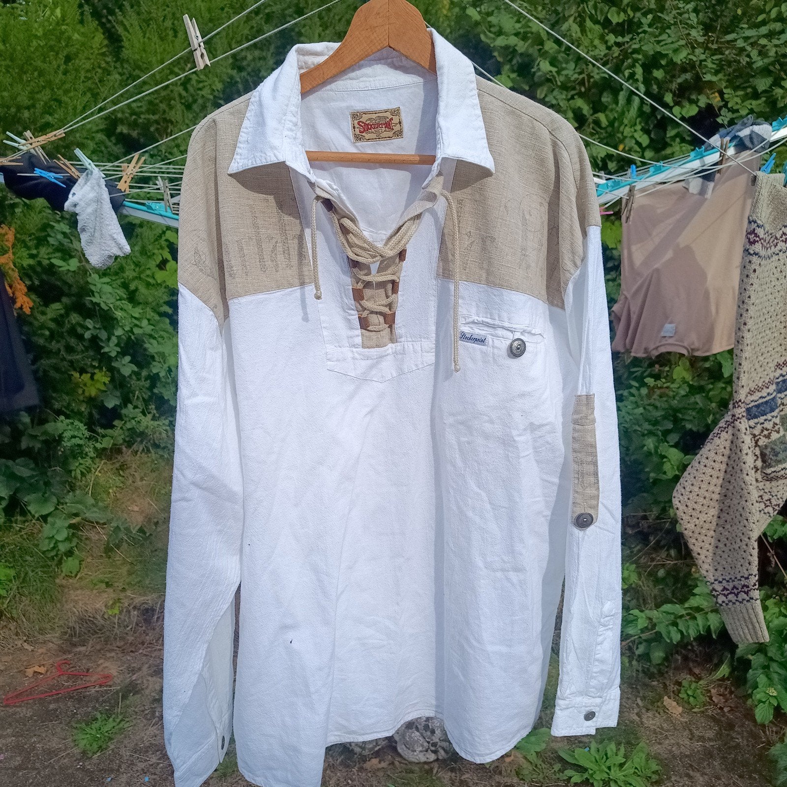 Stockerpoint XXL 46 trachten overhemd Oktoberfest, Ophalen of Verzenden, Gedragen, Overige maten, Stockerpoint