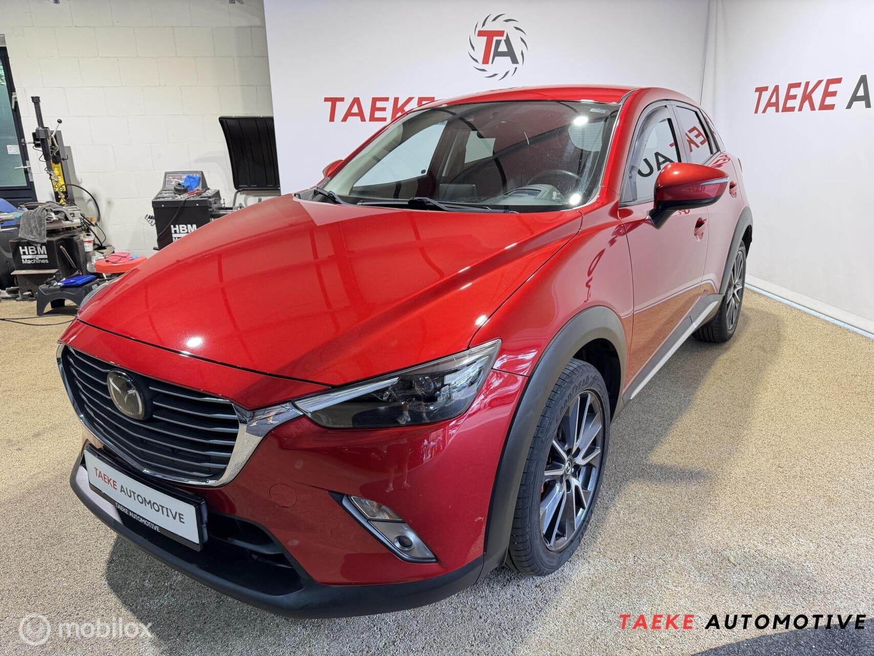 Mazda CX-3 2.0L SKYACTIV-G AUT/CLIMA/CRUISE/TREKHAAK/APK, 4 cilinders, Leder, Stoelverwarming, SUV of Terreinwagen