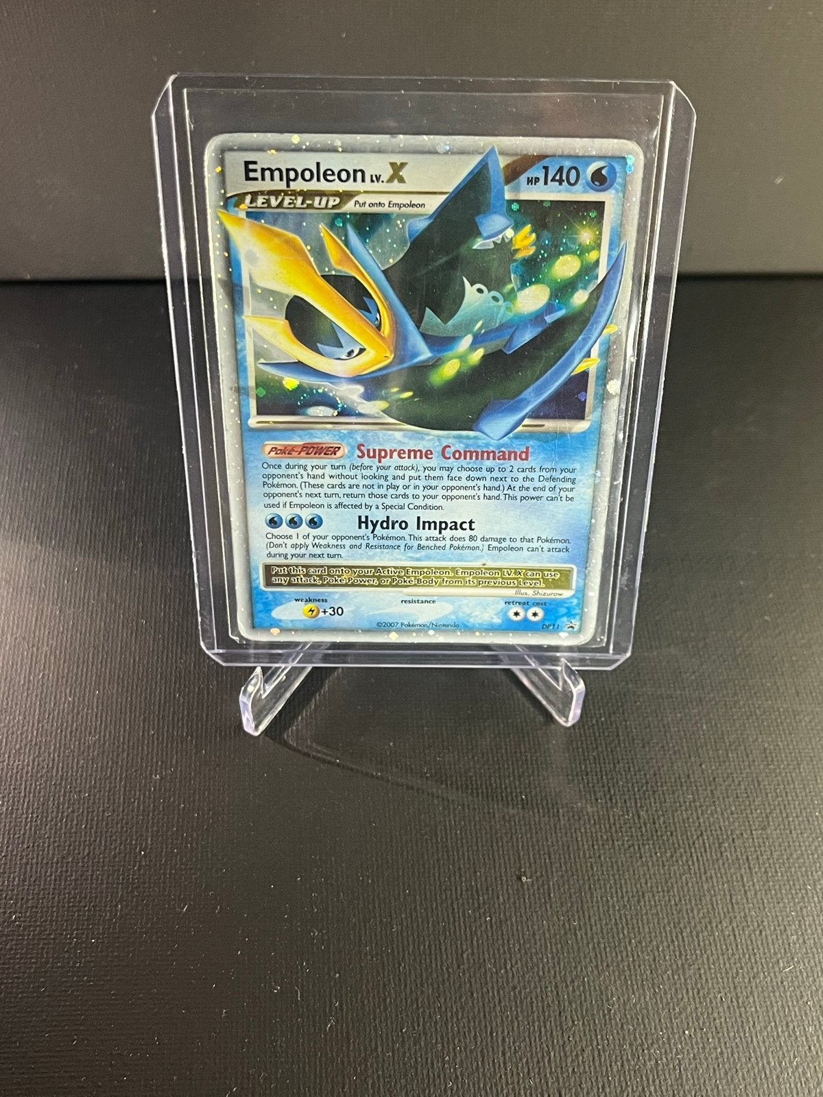 Empoleon LV.X Pokémon Kaart DP11 Promo, Ophalen of Verzenden, Gebruikt, Losse kaart