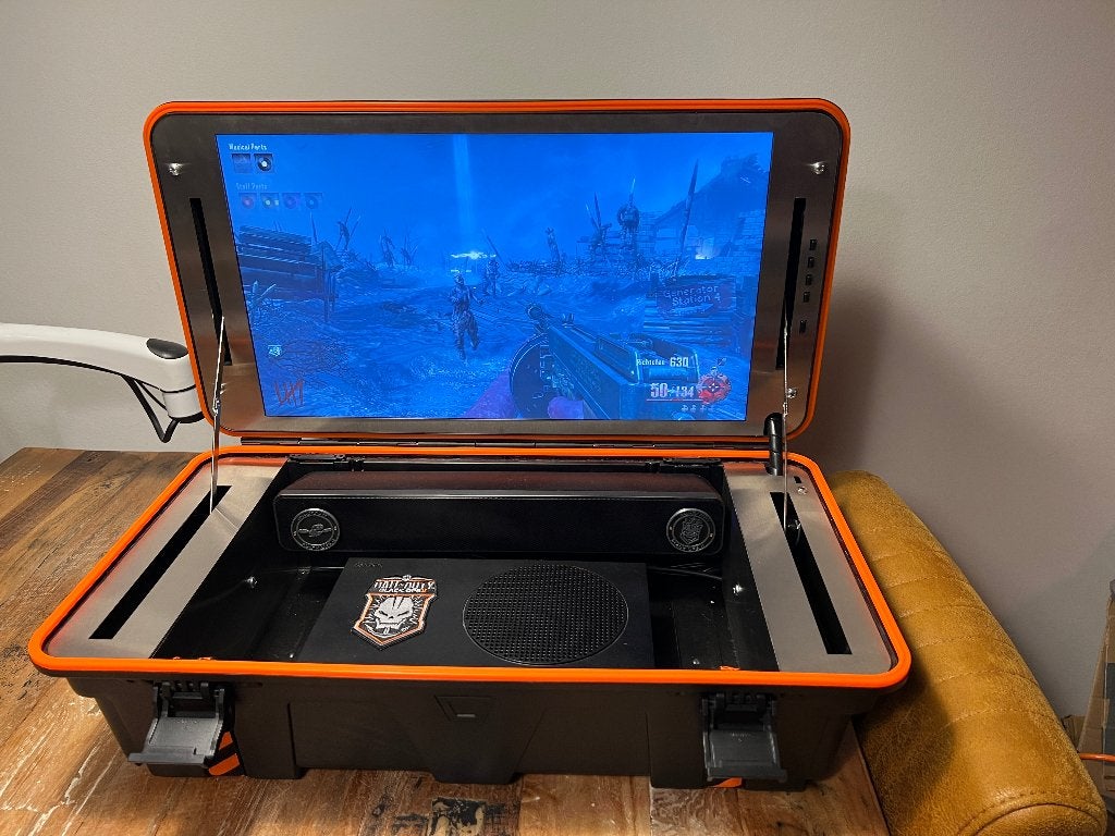 Custom made Game Care Package XBS + monitor, Ophalen, Zo goed als nieuw, Xbox Series S