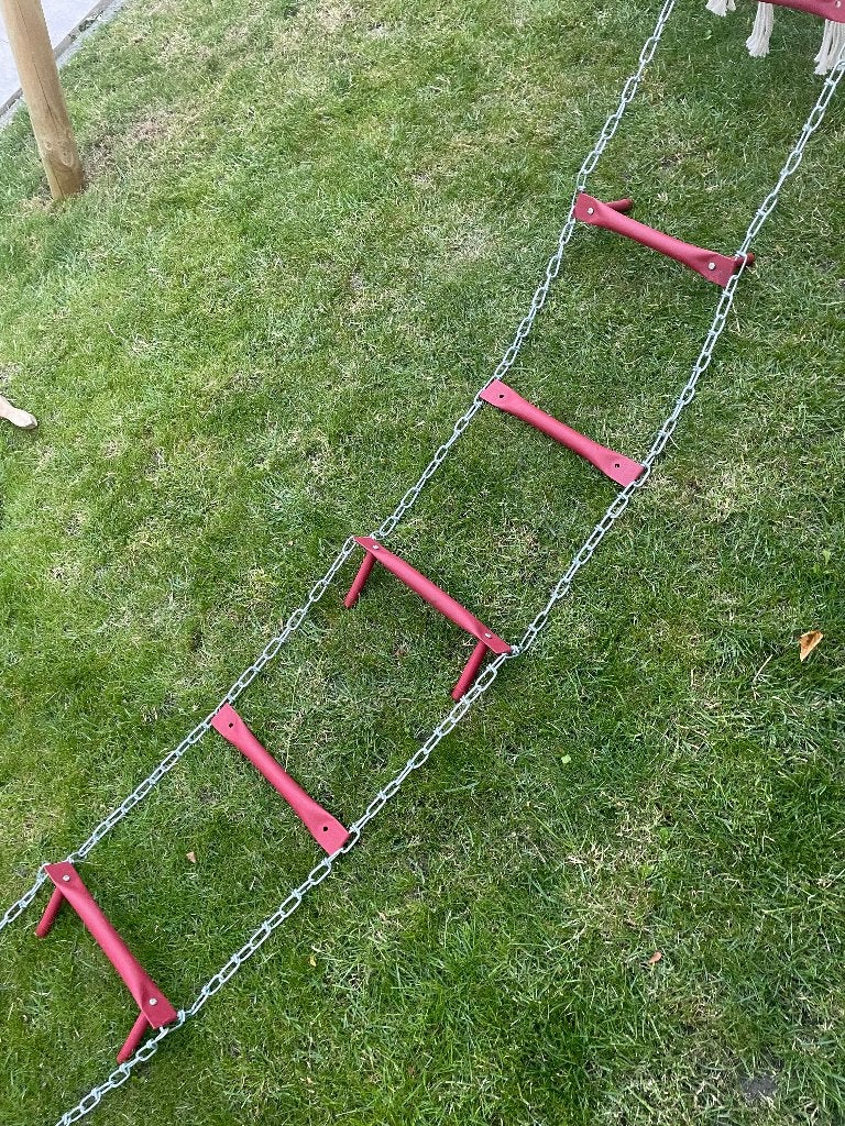 Vluchtladder brandladder, Ophalen, Zo goed als nieuw, Ladder, Opvouwbaar of Inschuifbaar