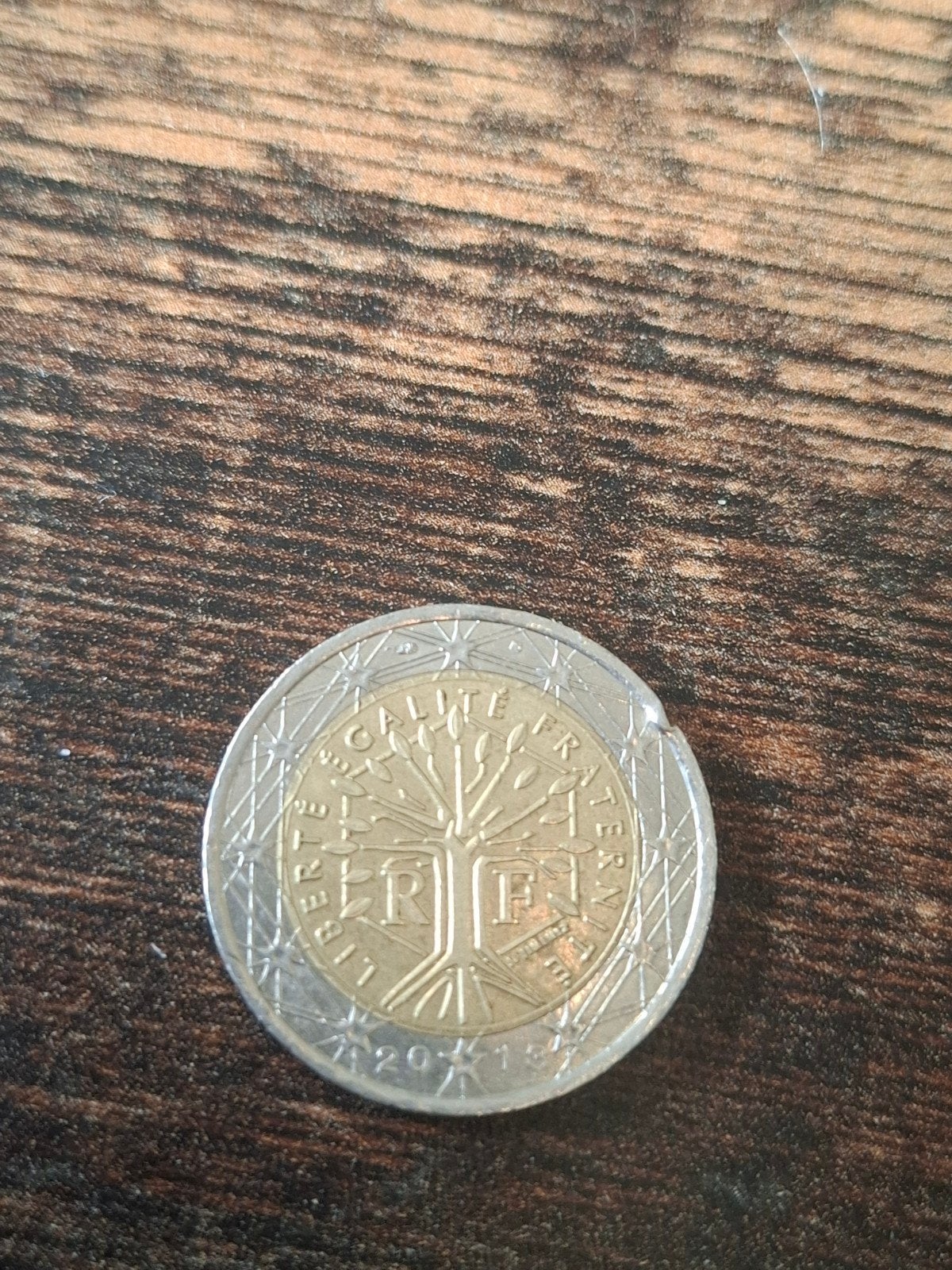 2 Euro munt Frankrijk 2015, Ophalen, Frankrijk, 2 euro, Losse munt
