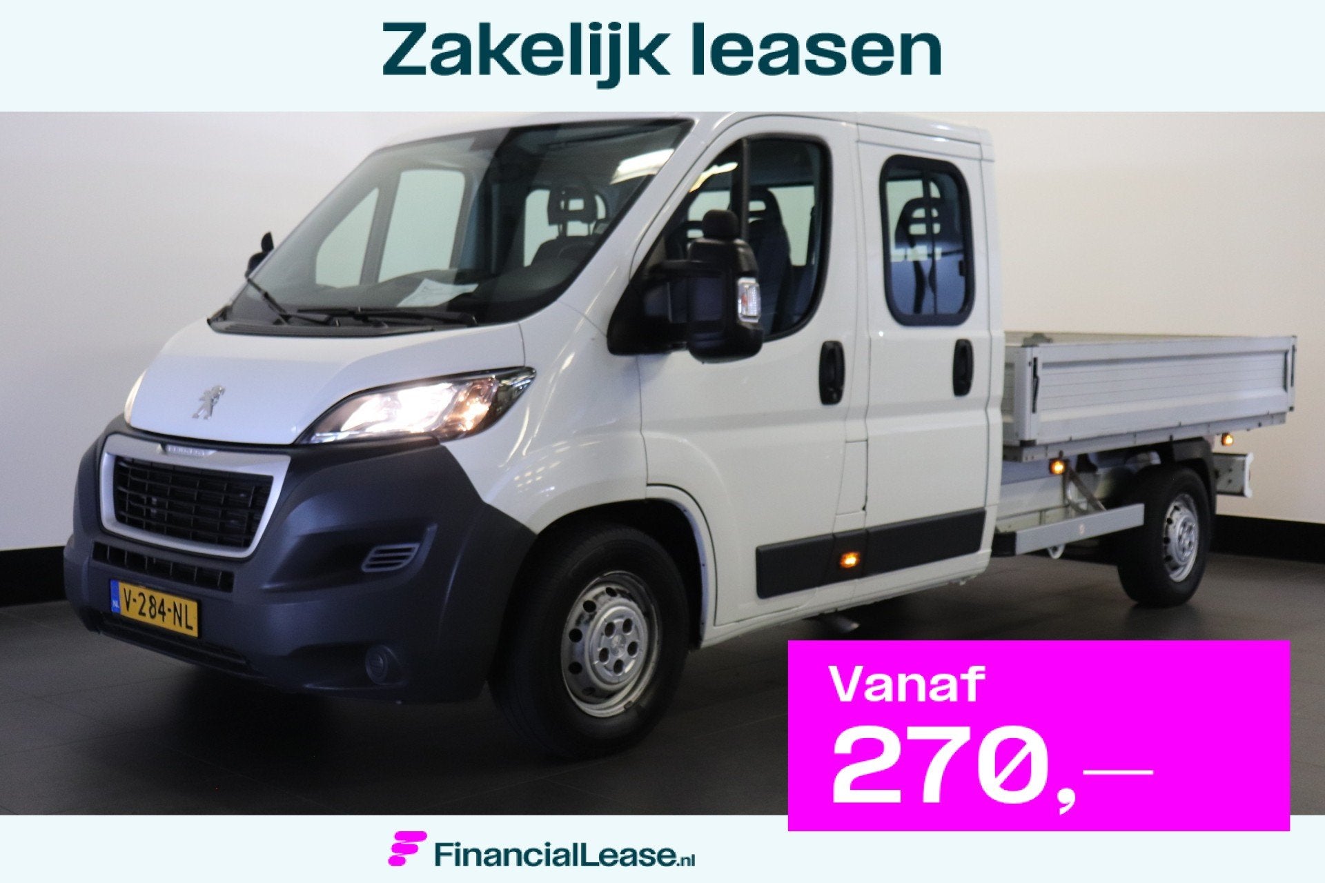 Peugeot Boxer 2.0 BlueHDI 163PK L3 Dubbele Cabine EURO 6 - A, Voorwielaandrijving, Dealer onderhouden, 4 cilinders, 7 stoelen