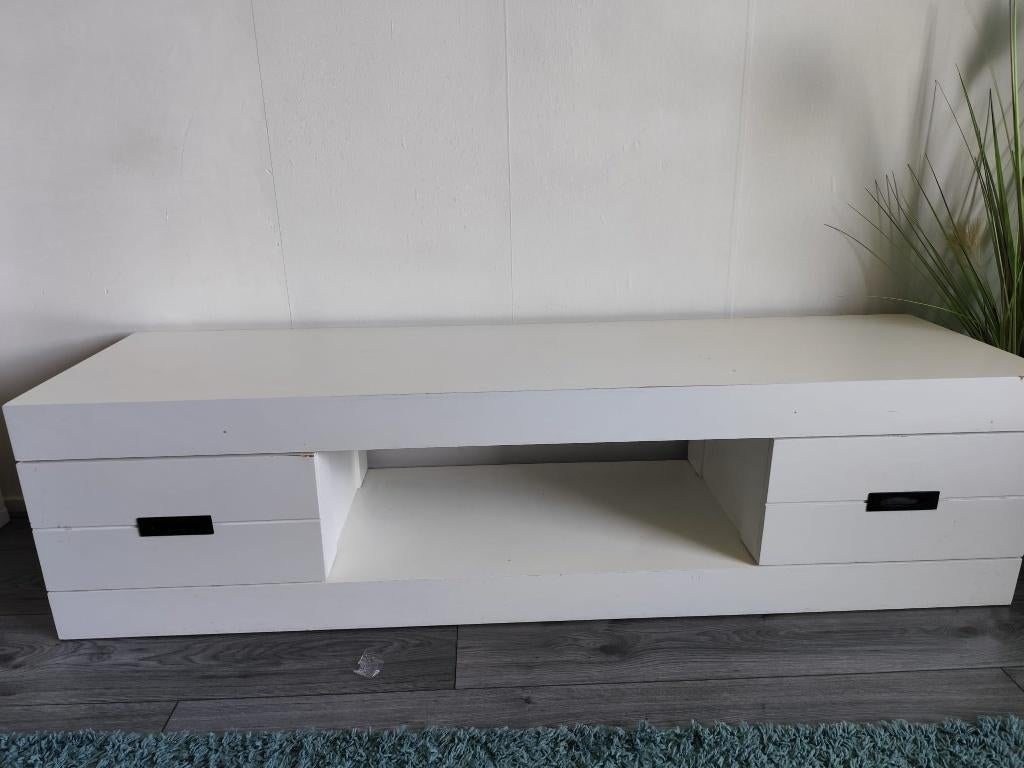 Tv meubel, Huis en Inrichting, Kasten | Televisiemeubels, Ophalen, Gebruikt, 100 tot 150 cm, Minder dan 25 cm