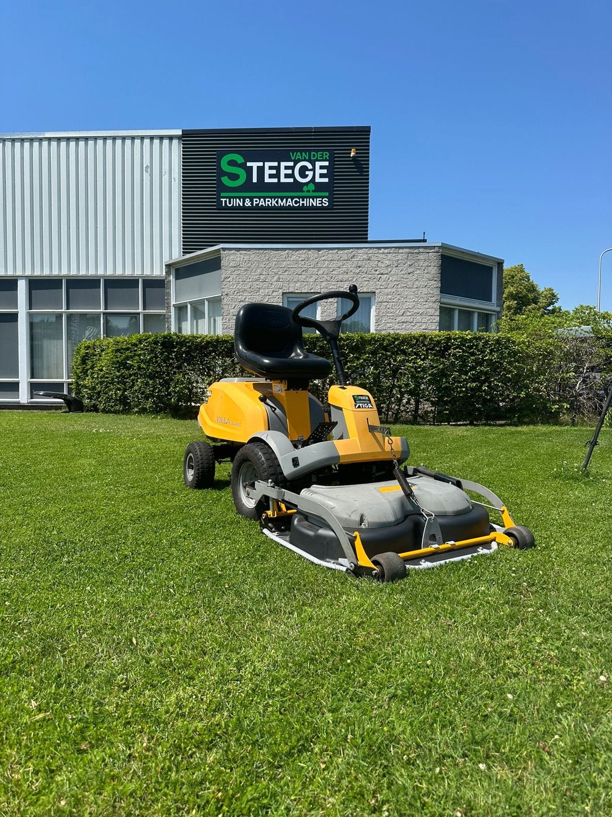 Stiga Villa Silent met Honda motor en Hydrostaat, Ophalen, Gebruikt, 50 cm of meer, Benzine-grasmaaier