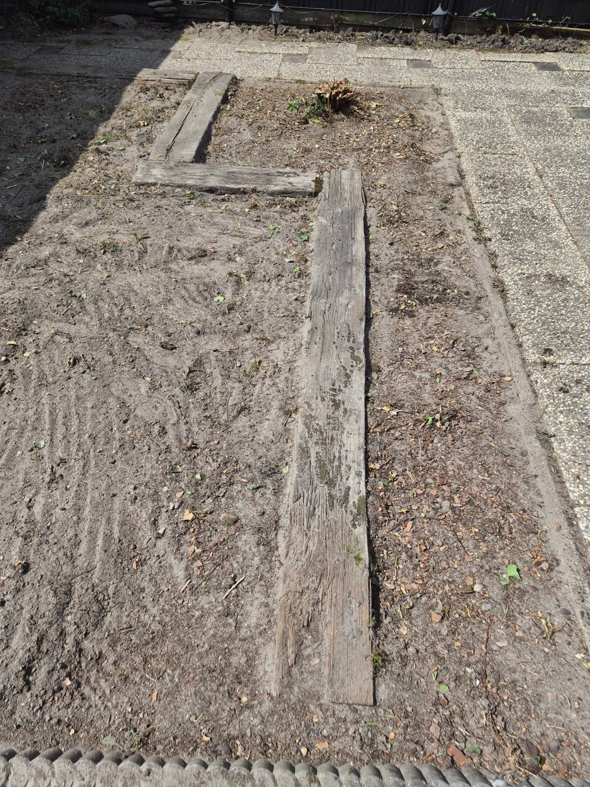 Gratis Spoorbielzen, Tuin en Terras, Bielzen en Borders, Ophalen, Gebruikt, 25 tot 50 cm, Biels