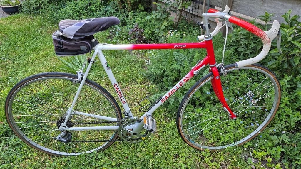 Mooie Gazelle Olympia 53cm vintage te koop, Fietsen en Brommers, Fietsen | Racefietsen, Zo goed als nieuw, Heren, Gazelle, 10 tot 15 versnellingen