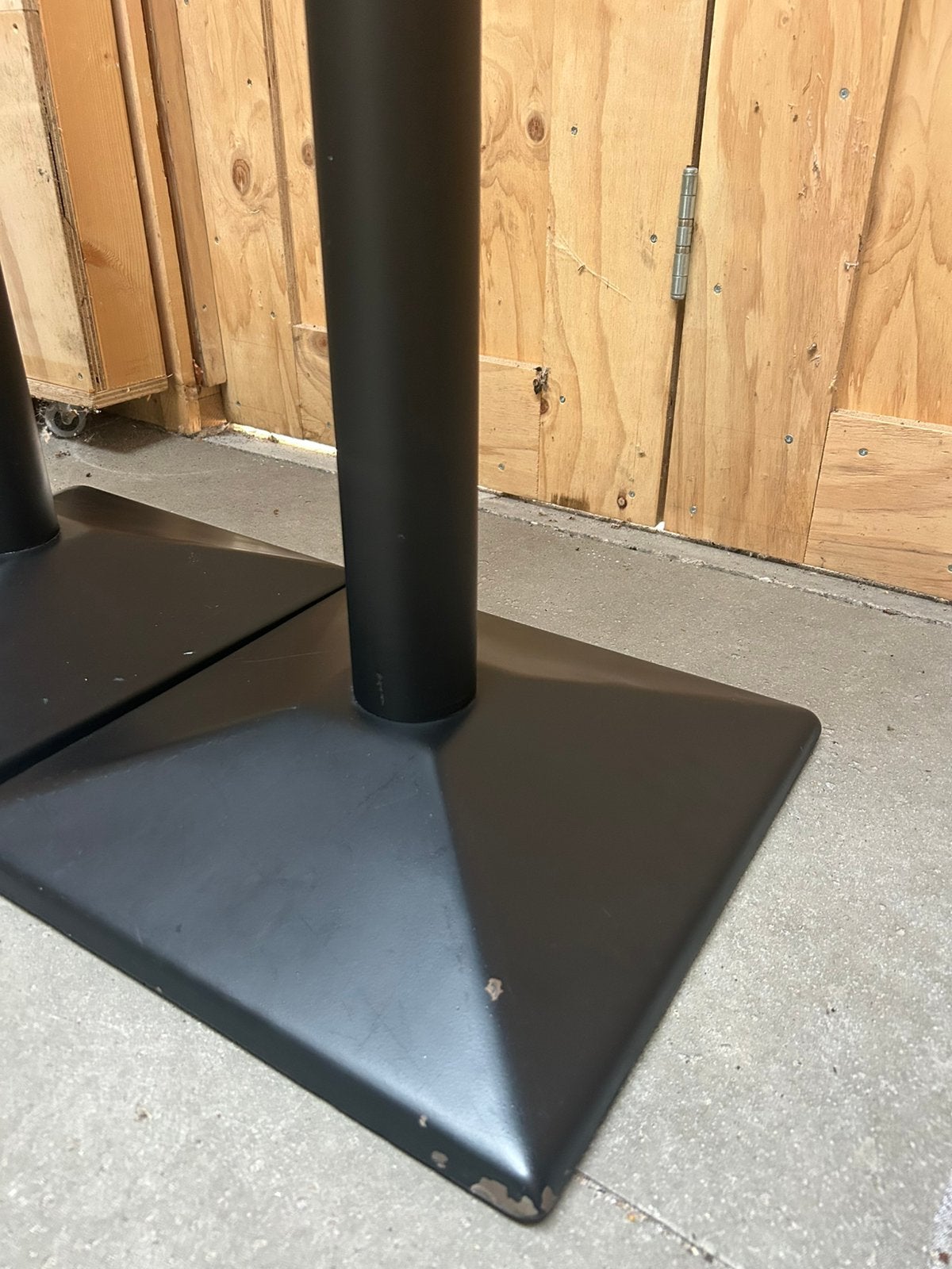 Tafelpoten zwart, Huis en Inrichting, Ophalen, Tafelpoot, Minder dan 50 cm, Gebruikt