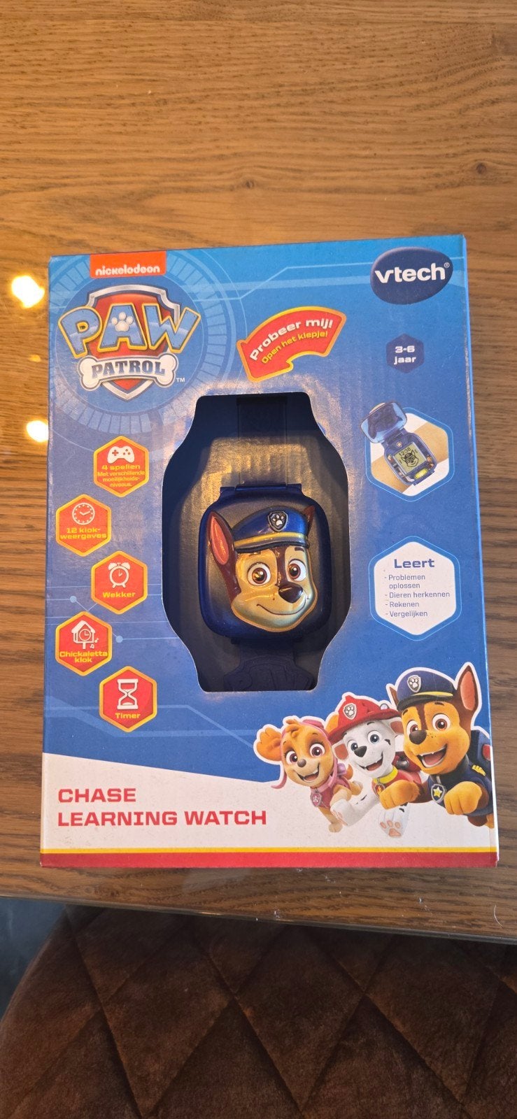 Nieuw VTech Paw Patrol Chase Learning Watch Horloge, Ophalen of Verzenden, Nieuw, Jongen of Meisje