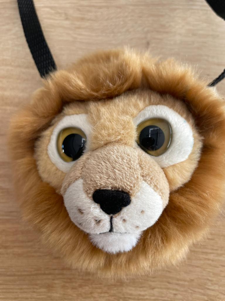 Meisjes kinder tasje leeuwknuffel, Ophalen of Verzenden, Zo goed als nieuw