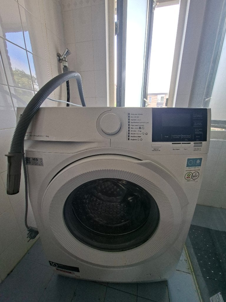 AEG 7000 SERIES PROSTEAM WASMACHINE, Witgoed en Apparatuur, Ophalen, Bovenlader, Wolwasprogramma, Zo goed als nieuw