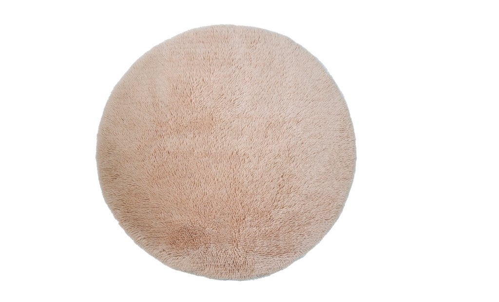 by fonQ Fuzz Vloerkleed Ø 150 cm - Roze | Van €129, nu, Byfonq, 100 tot 150 cm, Byfonq, Ophalen of Verzenden