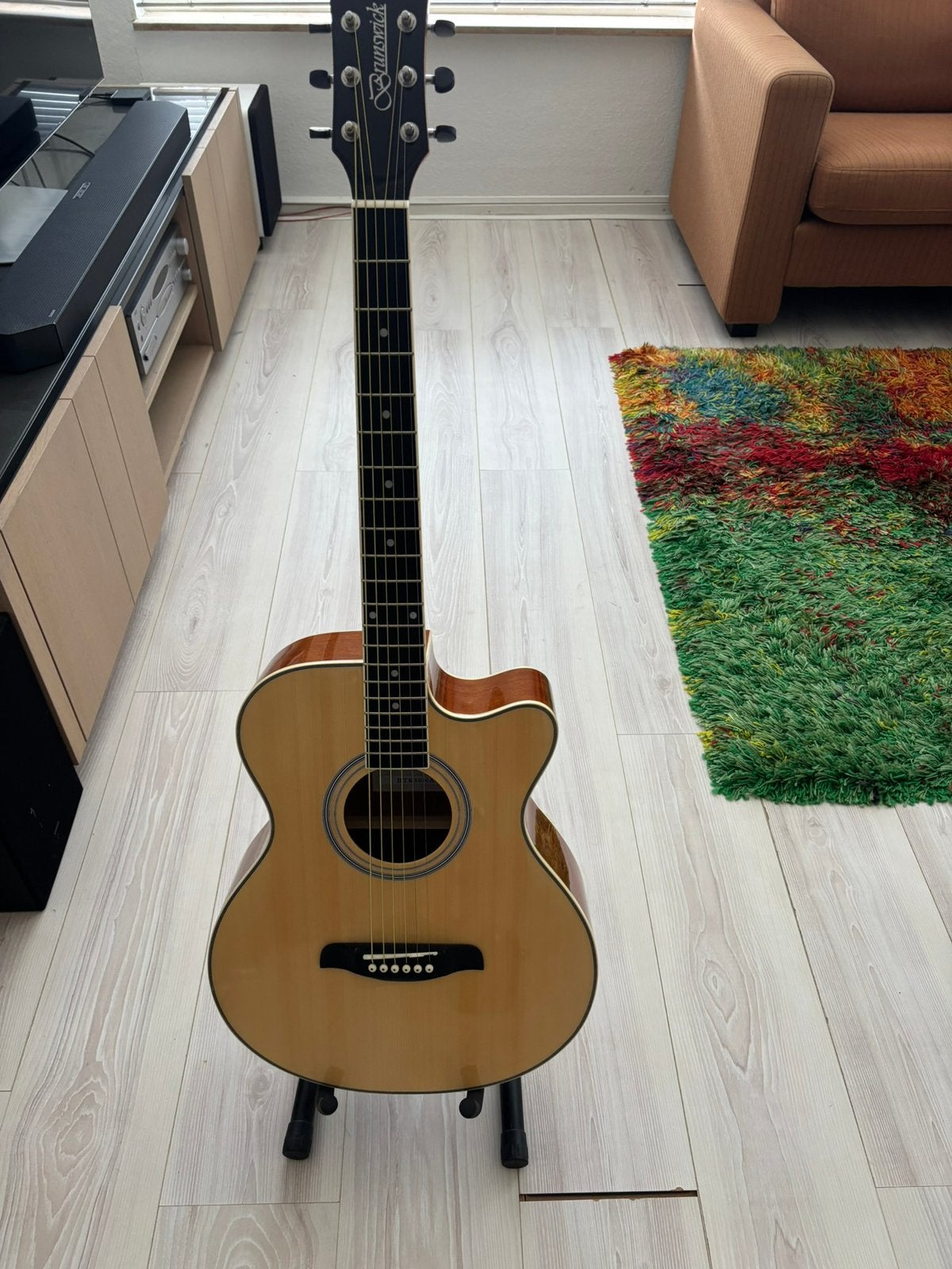 Brunswick akoestische gitaar, Muziek en Instrumenten, Snaarinstrumenten | Gitaren | Akoestisch, Ophalen of Verzenden, Zo goed als nieuw