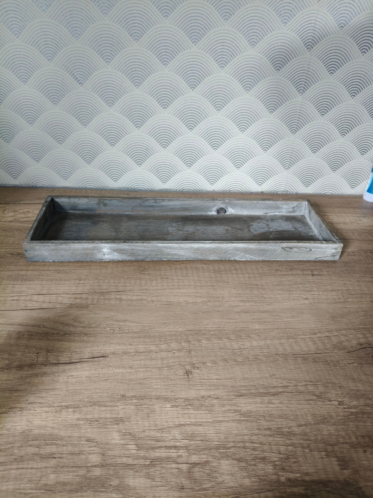 Decoratieve Houten Schaal - Rechthoekig Dienblad, Ophalen, Gebruikt, Dienblad, Rechthoekig