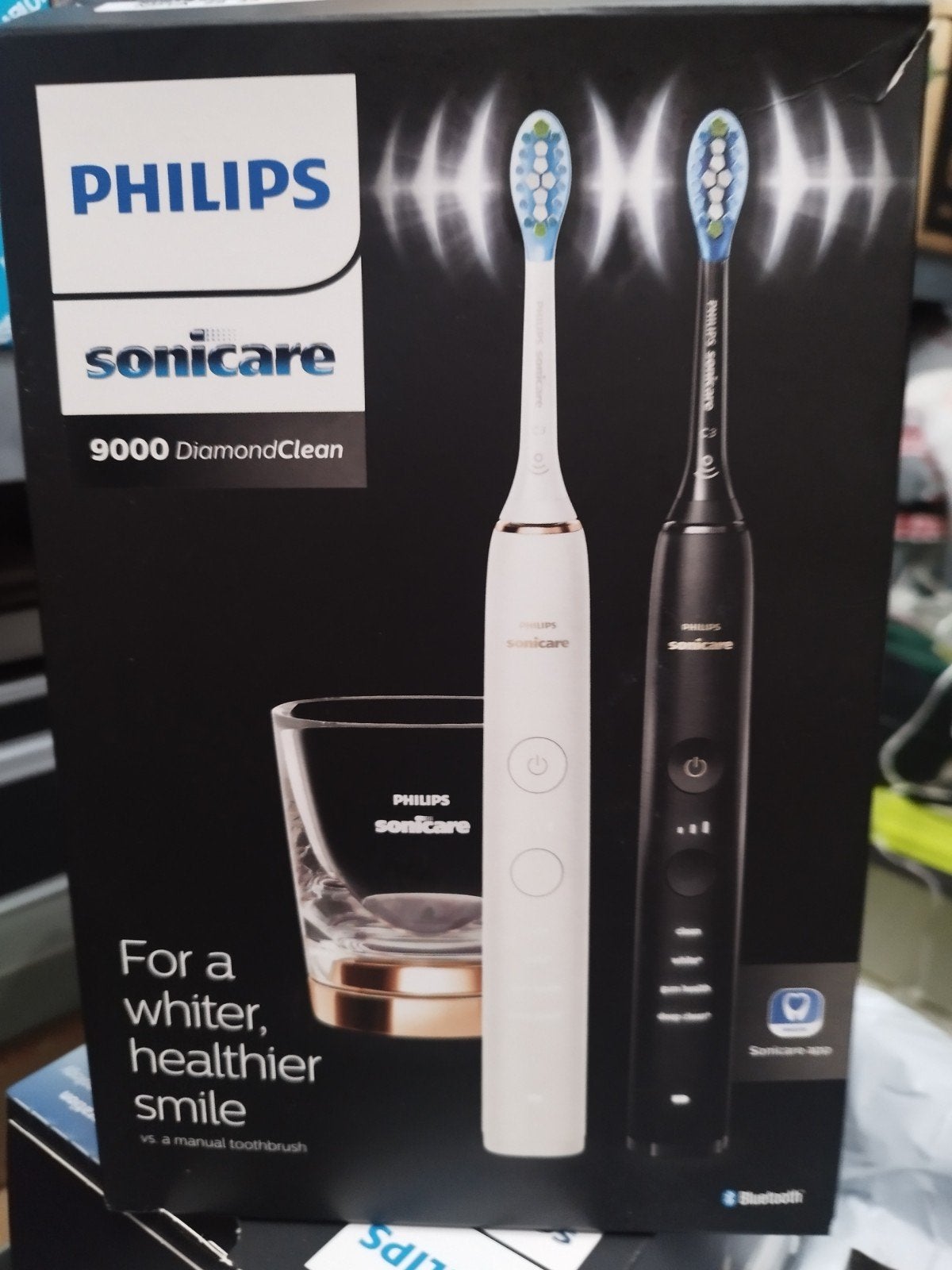 Philips Sonicare 9000 DiamondClean HX9914/57 Duo Set, Ophalen of Verzenden, Nieuw, Mondverzorging