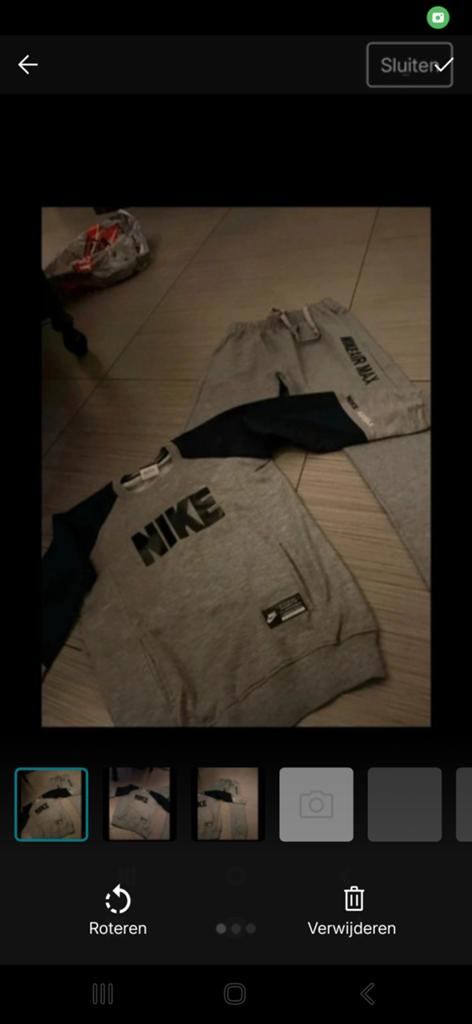 Nike pak maat 134 140, Ophalen, Jongen of Meisje