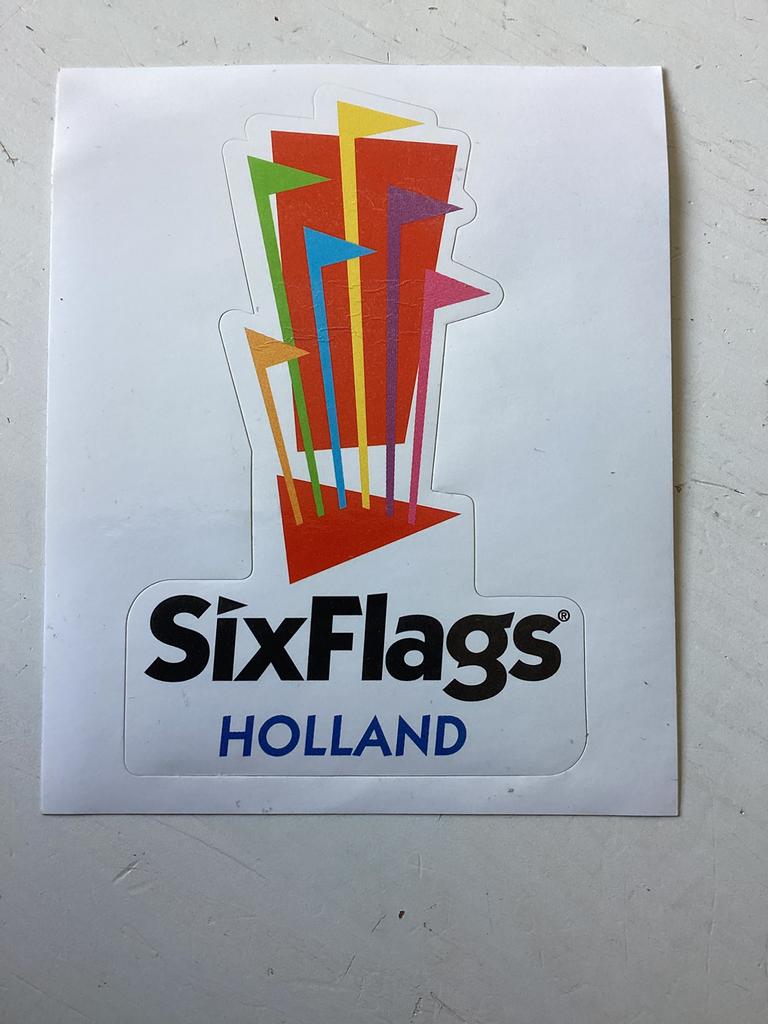 Sticker SixFlags/Six Flags Holland (attractiepark), Verzenden, Zo goed als nieuw