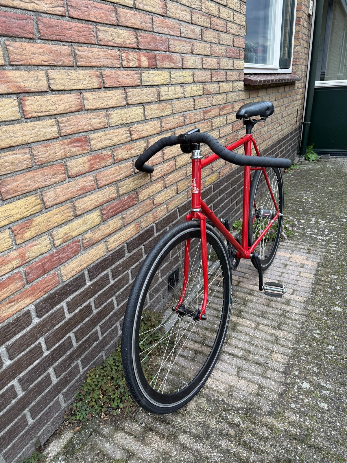 Raleigh vintage racefiets 'fixie' stijl met SRAM Automatix, Velgrem, Zo goed als nieuw, 53 tot 57 cm, Ophalen