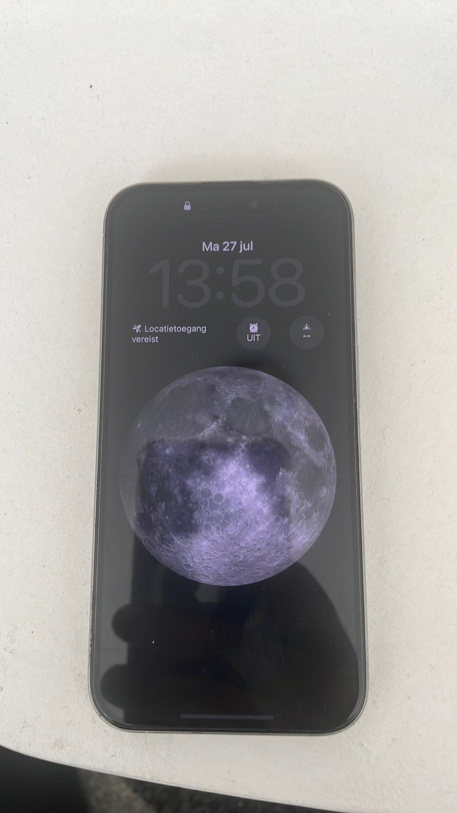 Iphone 15 pro, Wit, Zo goed als nieuw, Zonder simlock, Zonder abonnement