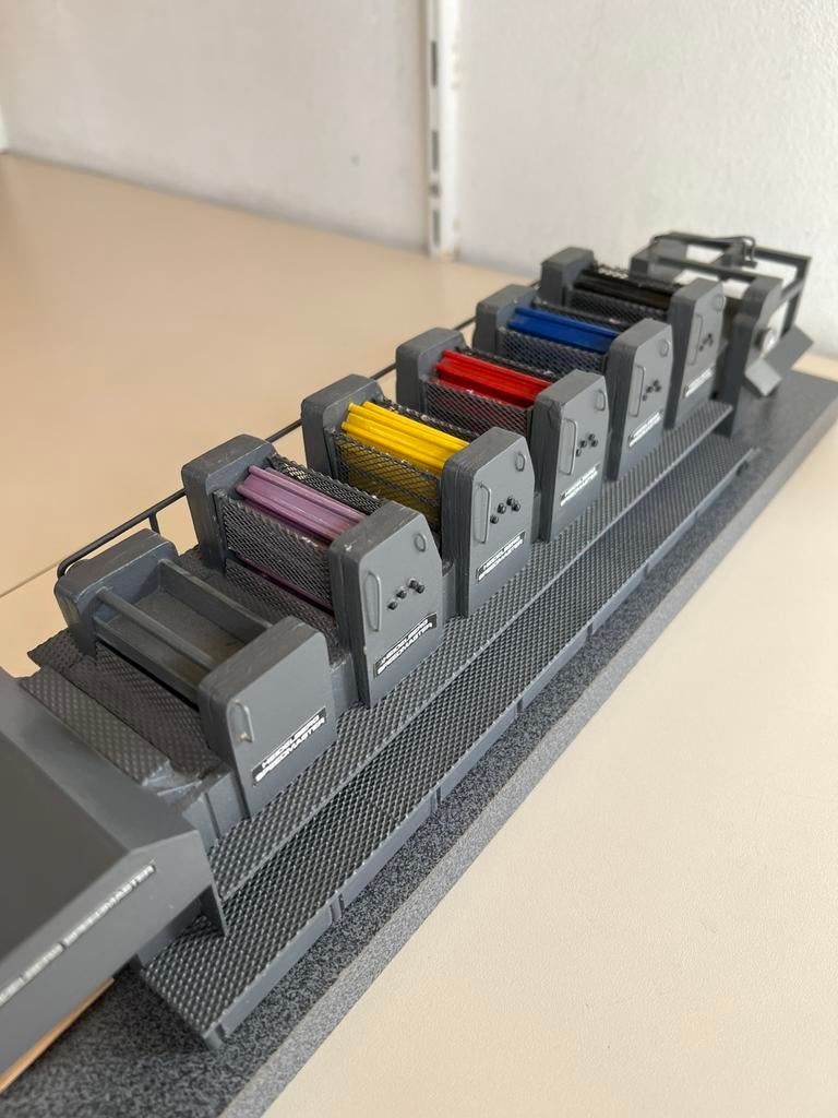 UNIEK Schaalmodel OFFSETPERS DRUKPERS Heidelberg Speedmaster, Hobby en Vrije tijd, Modelbouw | Overige, Zo goed als nieuw, Ophalen of Verzenden