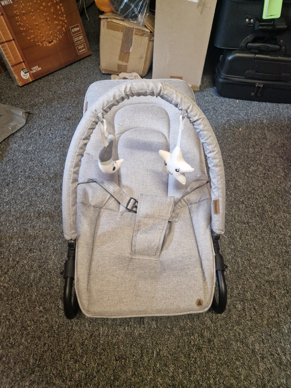wipstoel met speelboog, Kinderen en Baby's, Wipstoeltjes, Ophalen of Verzenden, Zo goed als nieuw, Verstelbaar