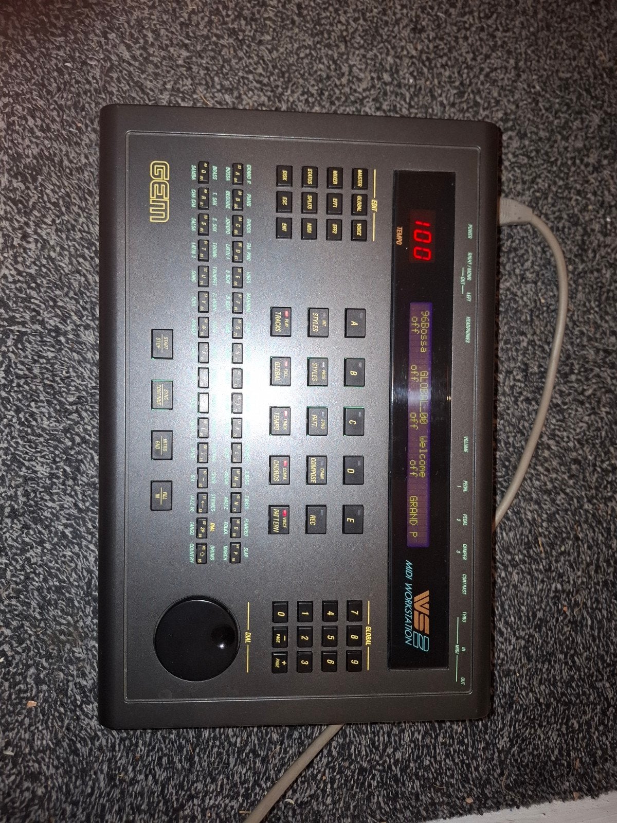 Gem WS2 midi expander sound module workstation, Ophalen of Verzenden, Gebruikt