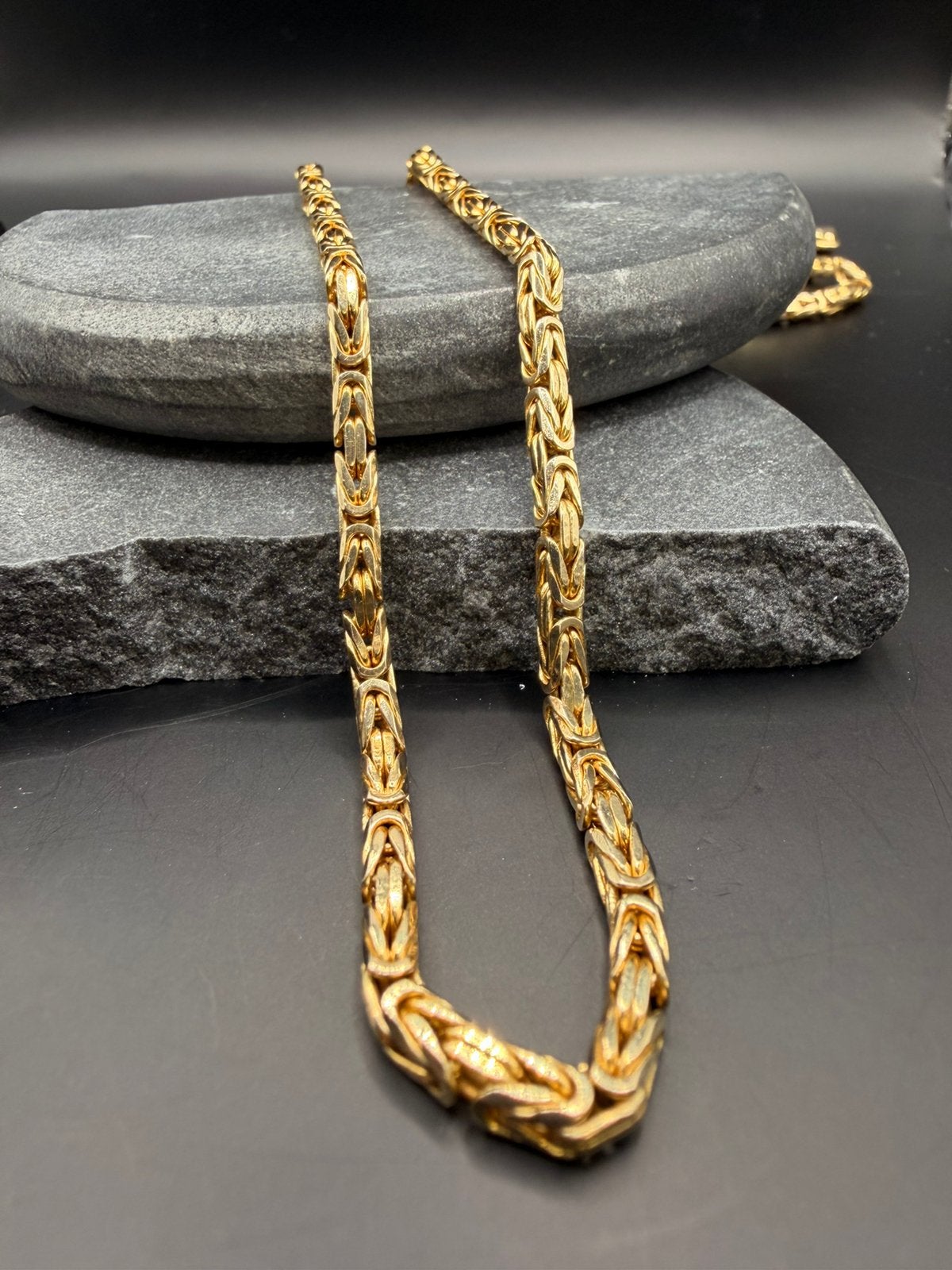 Prachtige 14k koningsketting MASSIEF, Sieraden, Tassen en Uiterlijk, Ophalen of Verzenden, Nieuw, Goud