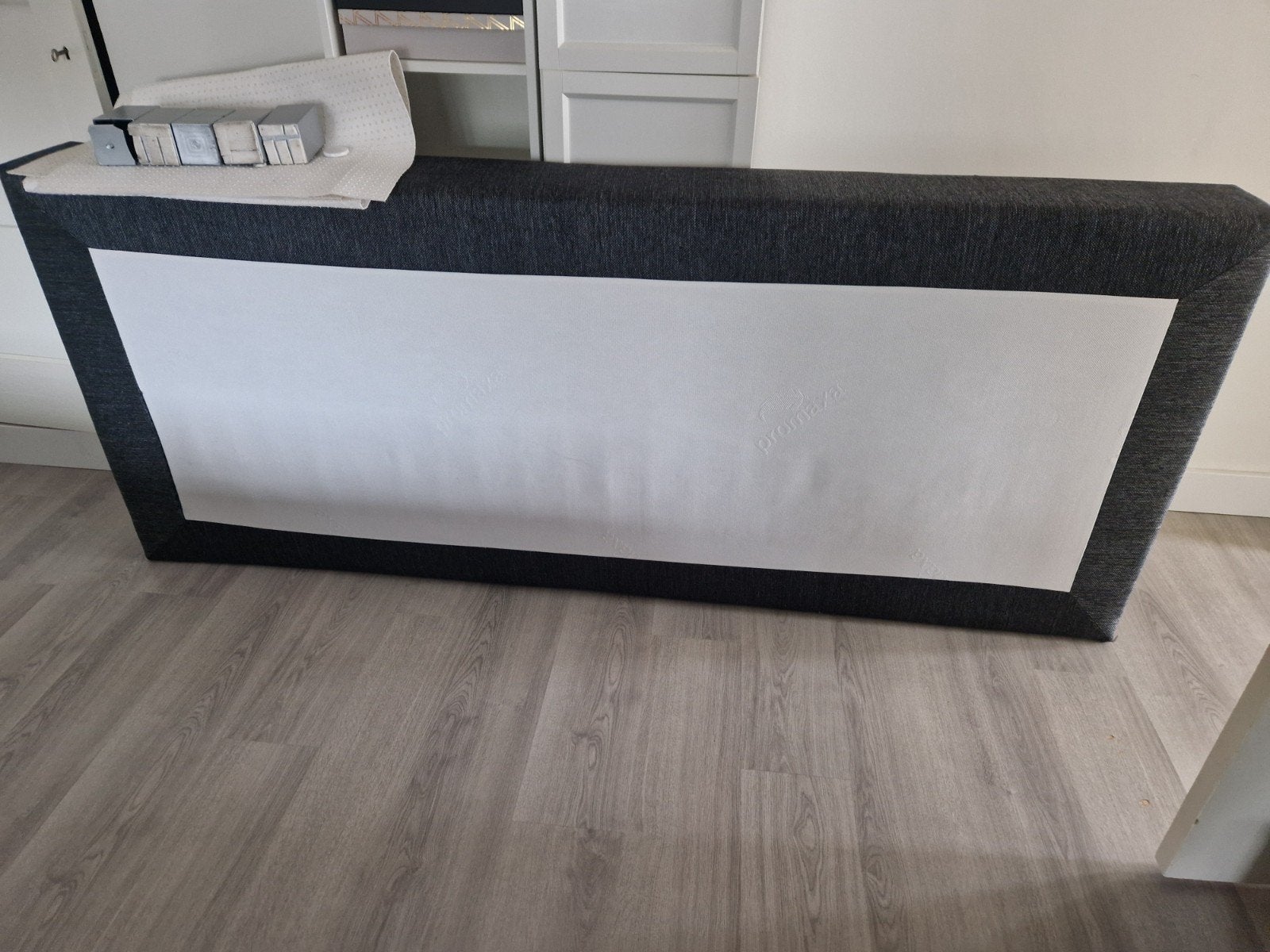 Boxspring 90x220 met metaalkleur poten, Ophalen of Verzenden