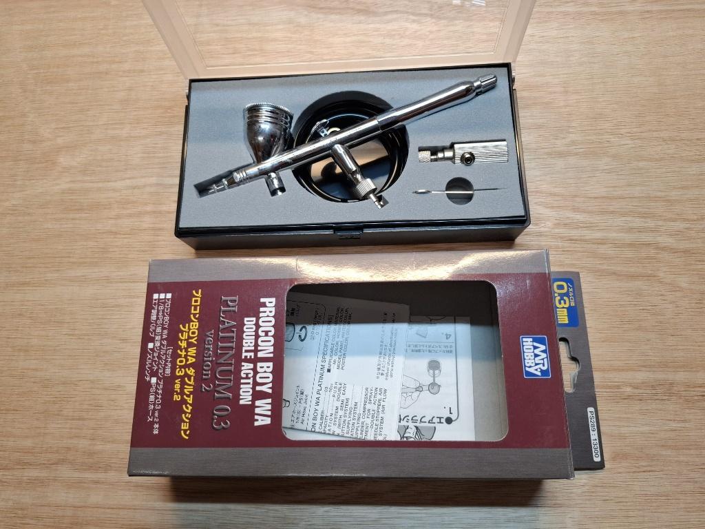 Gsi Creos Procon Boy FWA Platinum 0,3 PS-289 airbrush, Hobby en Vrije tijd, Schilderen, Ophalen, Zo goed als nieuw, Airbrush en Toebehoren