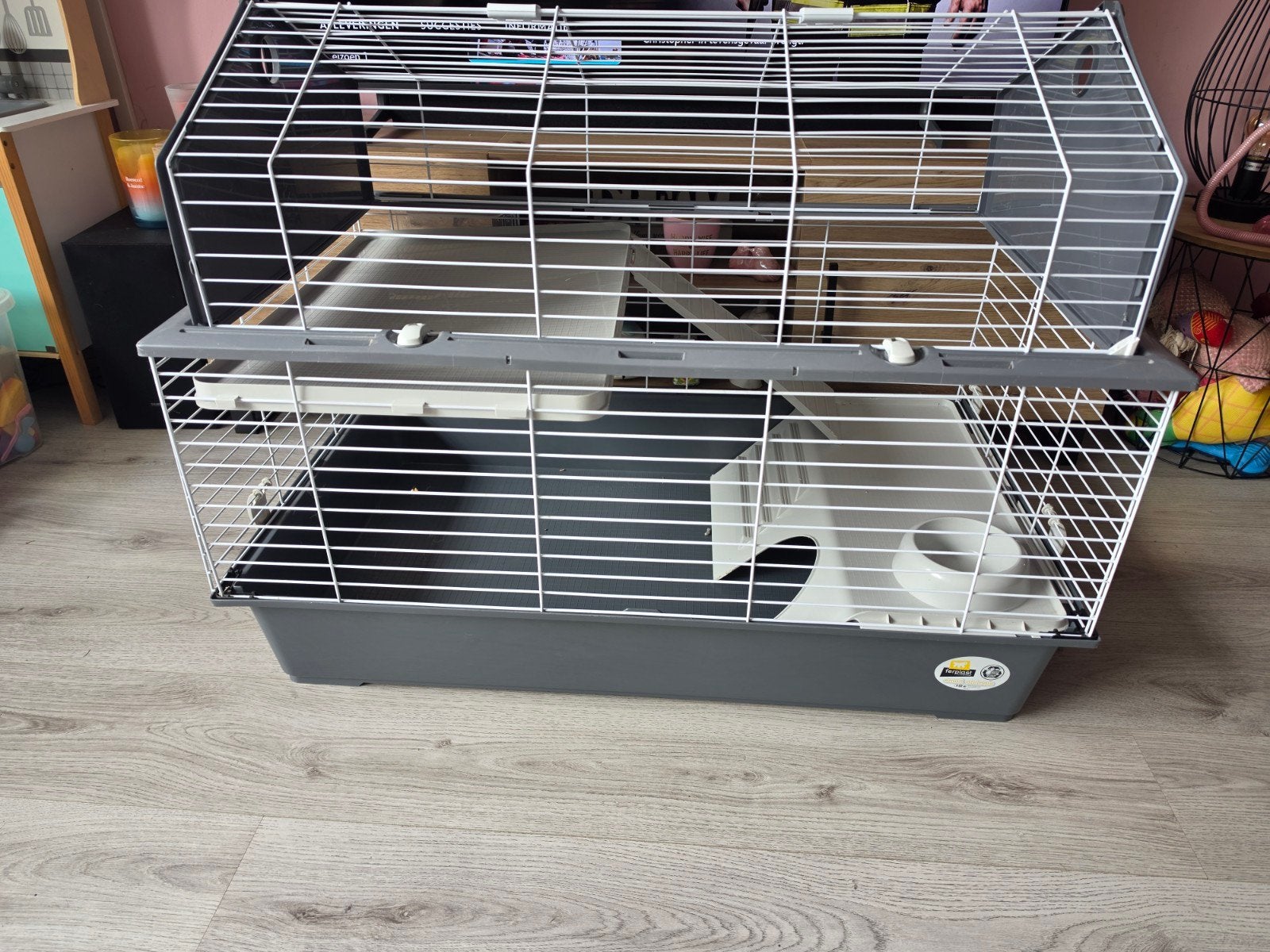 ferplast knaagdierenkooi Barn 100, Ophalen, Kooi, 60 tot 90 cm, Cavia