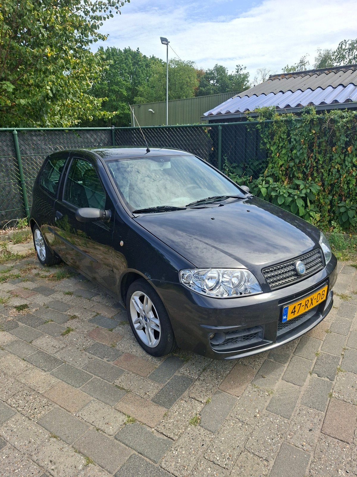 Fiat Punto 1.2 3DR 2005 Zwart, Voorwielaandrijving, Stof, 4 cilinders, 400 kg
