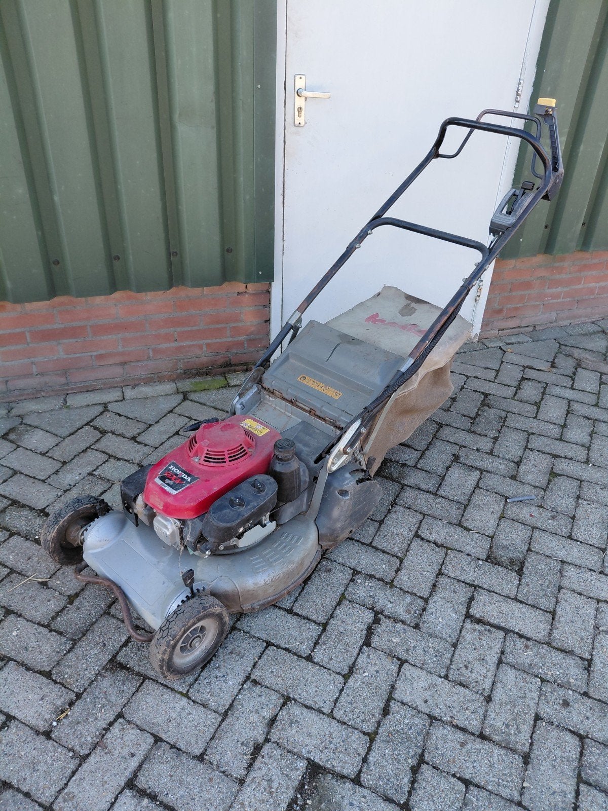 Kaaz grasmaaier met rol, Tuin en Terras, Grasmaaiers, Ophalen, Gebruikt, 50 cm of meer