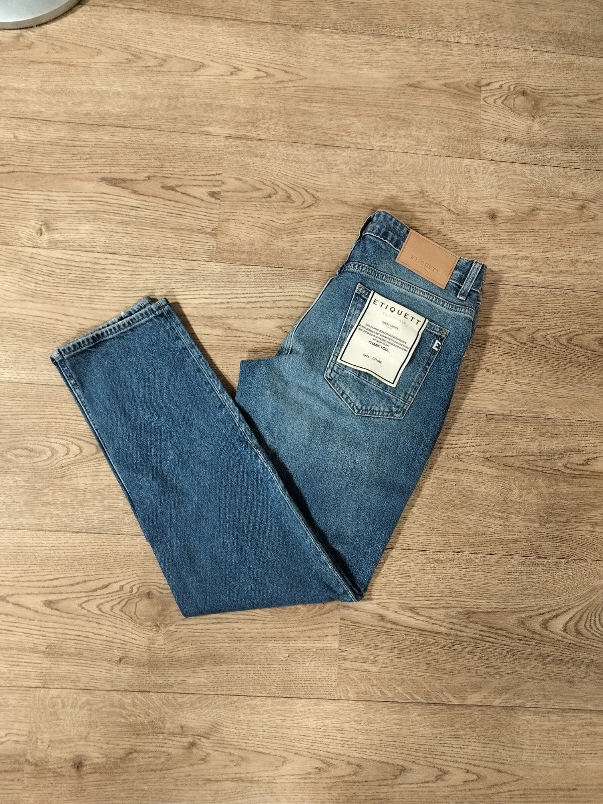 Etiquett Essentials Julia Cross Fly Boyfriend Fit Jeans, ETIQUETT ESSENTIALS, Blauw, Nieuw, Ophalen of Verzenden