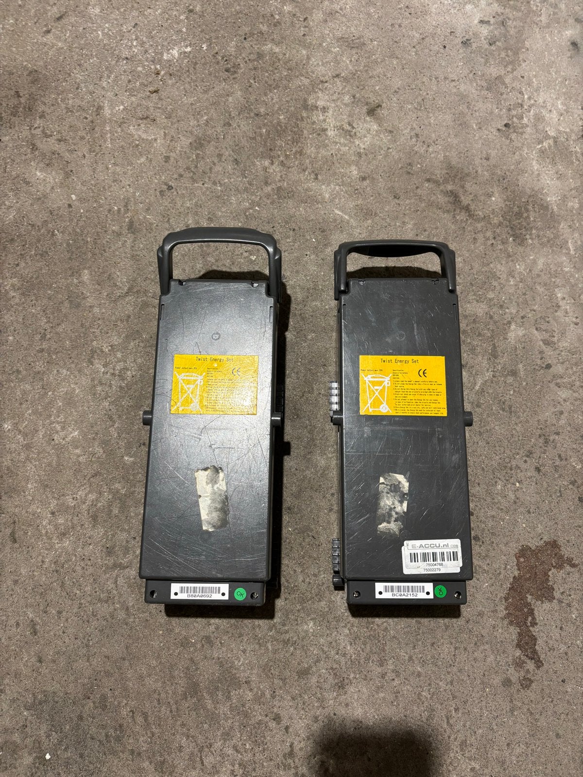 Giant Twist Energy Set E-bike Accu's (2 stuks), Ophalen of Verzenden, Gebruikt