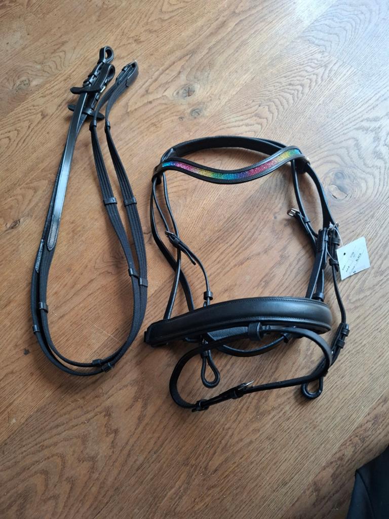 Hb hoofdstel deken beugelhoesjes, Dieren en Toebehoren, Paarden en Pony's | Hoofdstellen en Tuigage, Dressuur, Ophalen of Verzenden