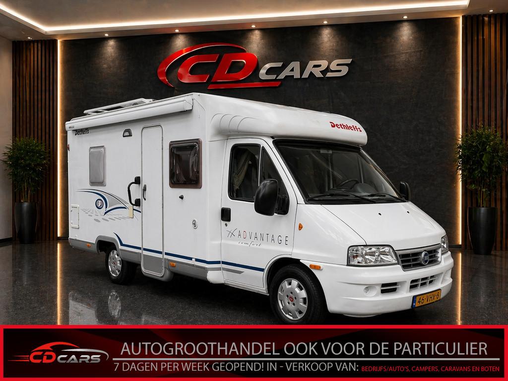 Fiat ADVANTAGE Dethleffs Globettrotter Vast bed, Keuken, Cam, Caravans en Kamperen, Campers, Info@cd-cars.nl, C.D. Cars, Luifel