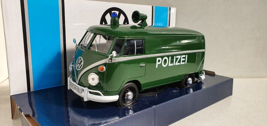 Volkswagen T1 Bestelbus Polizei, Bus of Vrachtwagen, Motormax, Motormax, Nieuw