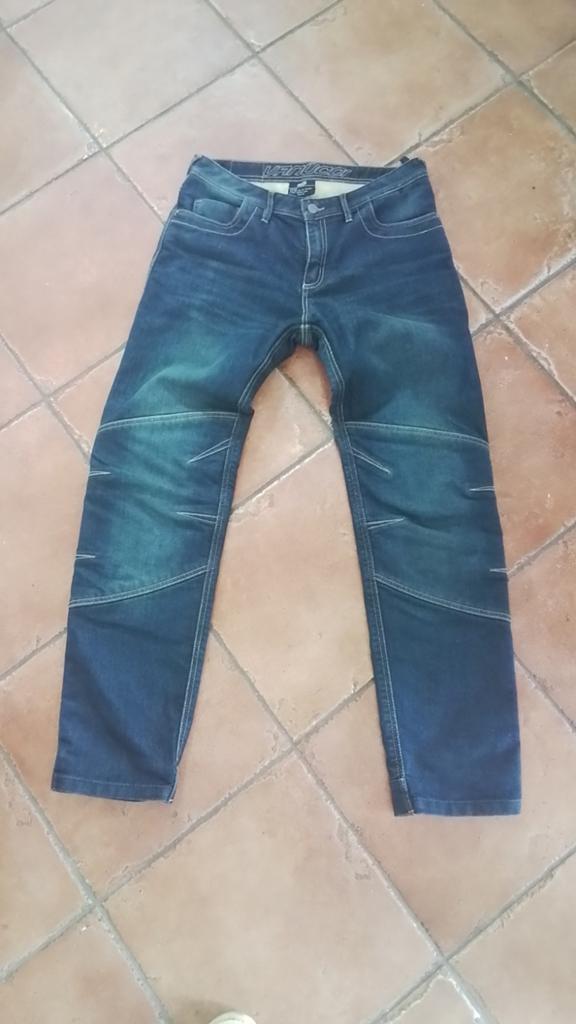 Kevlar motorjeans , spijkerbroek . Vanucci . 30/32, Vanucci, Ophalen of Verzenden, Broek | textiel, Dames