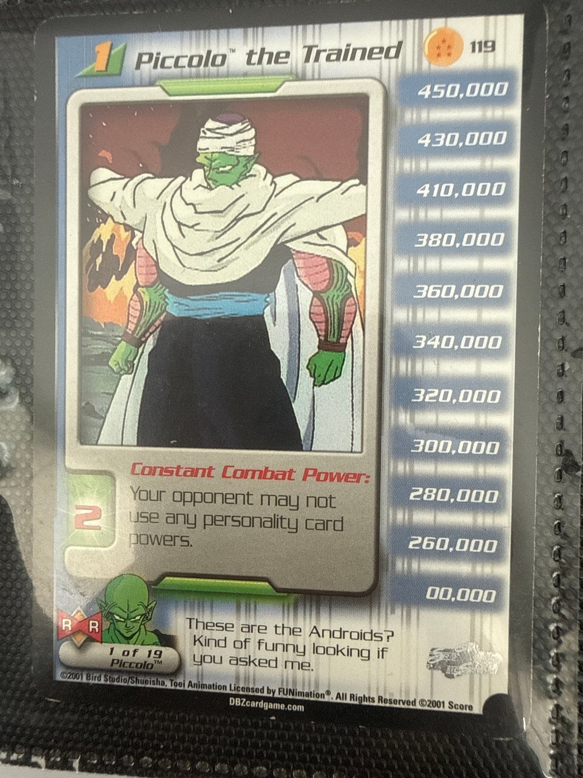 Dragon Ball Z TCG - Piccolo the Trained (119), Ophalen of Verzenden, Zo goed als nieuw, Losse kaart
